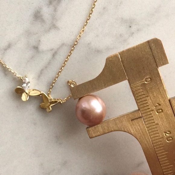 Custom Made 11mm Genuine Pearl Necklace - Picture 5 of 11